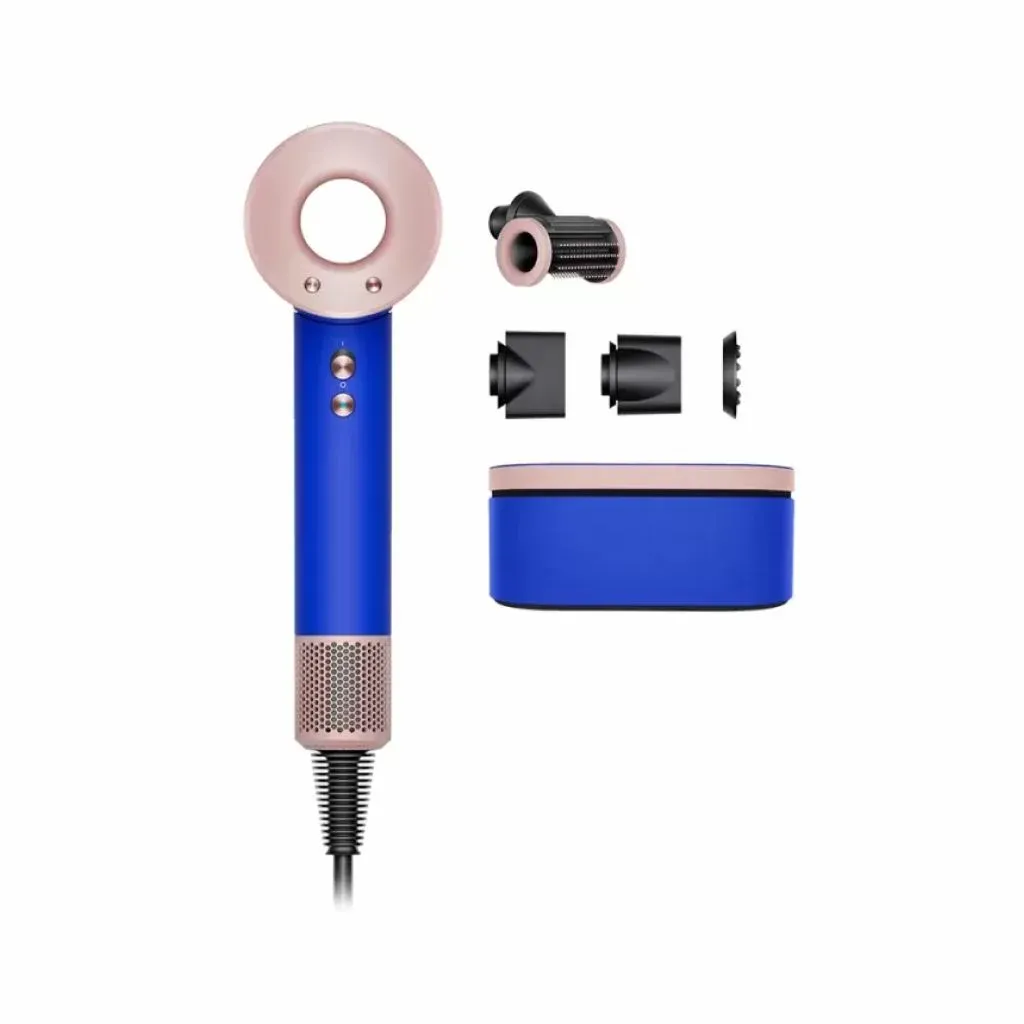 Фен Dyson Supersonic HD15 Синий/Розовый, (футляр)