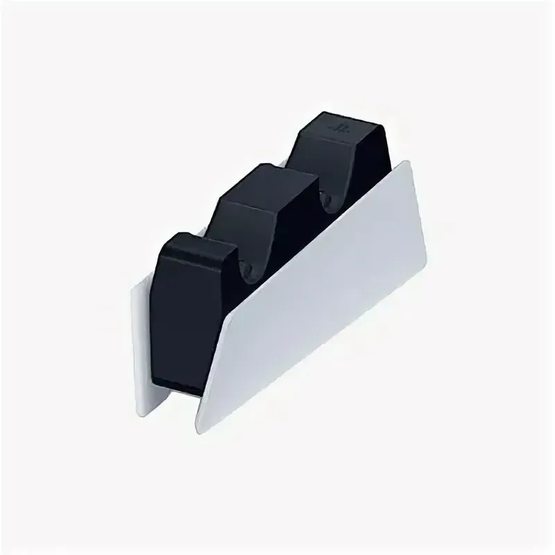 Зарядная станция для DualSense на два геймпада для PS5, белый/черный