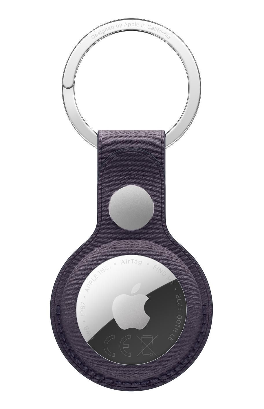 Тканевый брелок Apple FineWoven для AirTag Midnight Purple