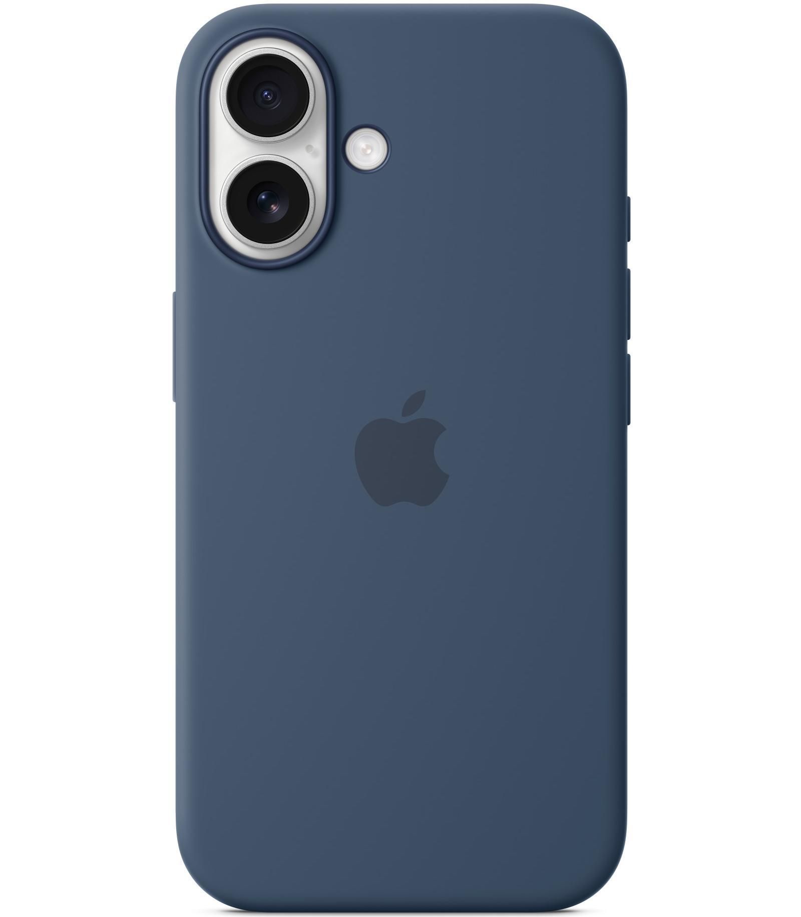 Силиконовый чехол Apple с MagSafe Denim для iPhone 16