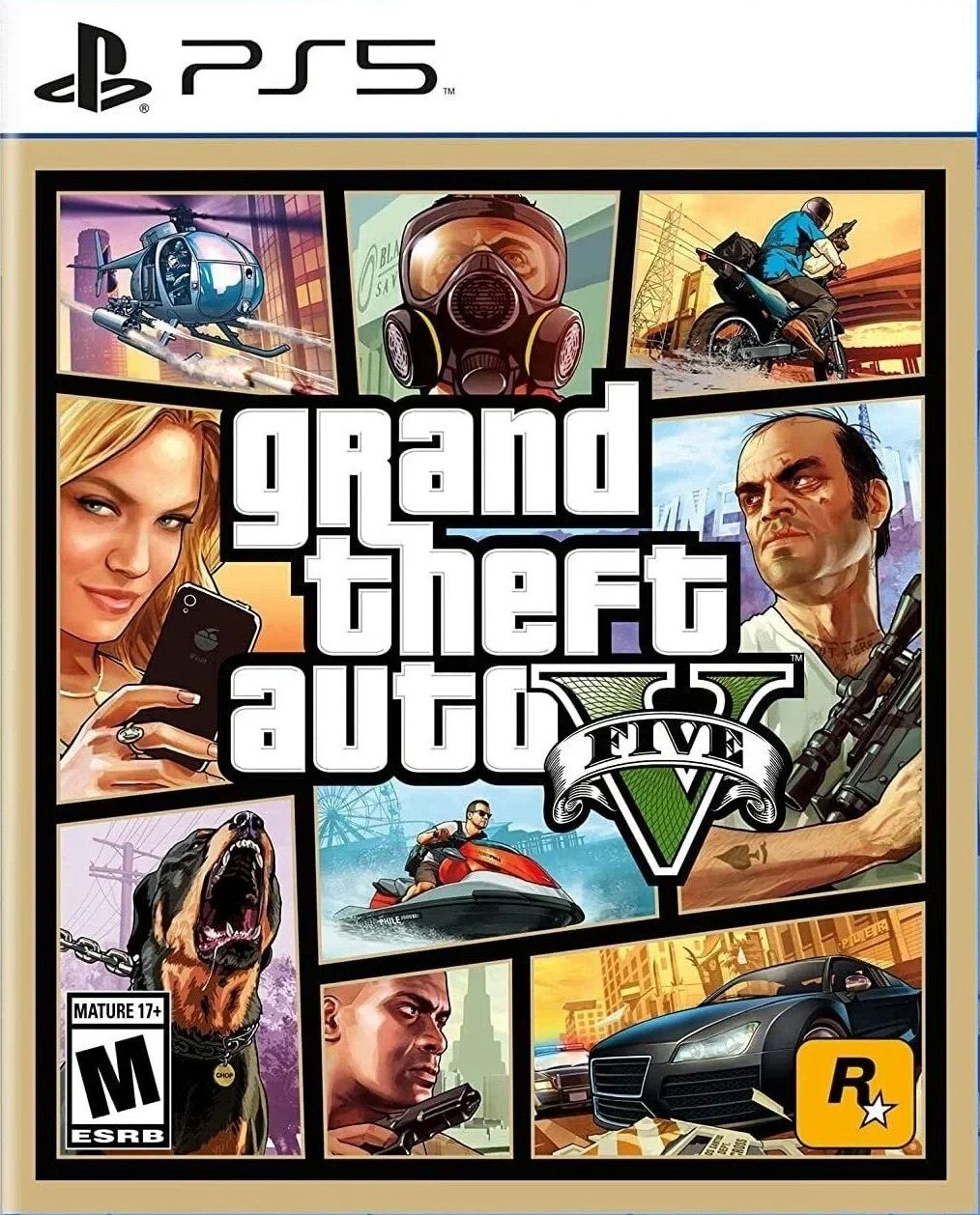 Игра Grand Theft Auto V для PS5 (Русские субтитры)