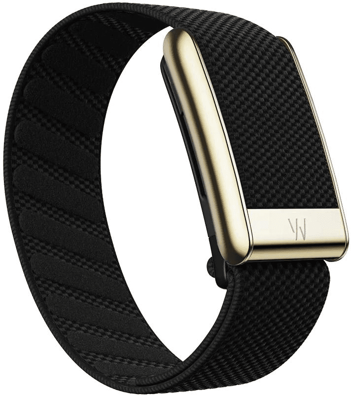 Плетеный люксовый ремешок SuperKnit Band Obsidian with Gold для Whoop 5.0