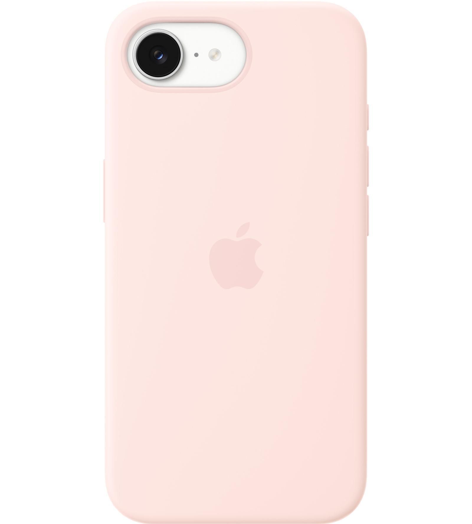 Силиконовый чехол Apple с MagSafe Soft Pink для iPhone 17e