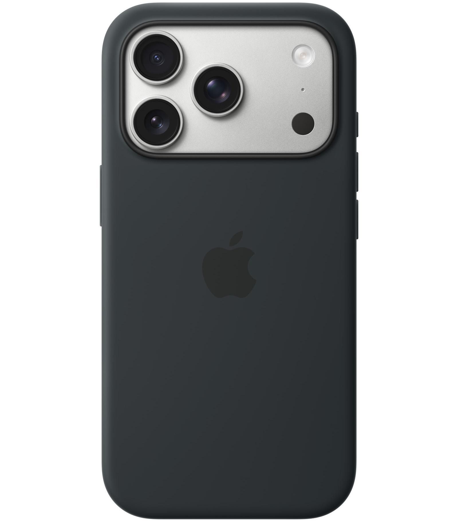 Силиконовый чехол Apple с MagSafe Black для iPhone 17 Pro Max