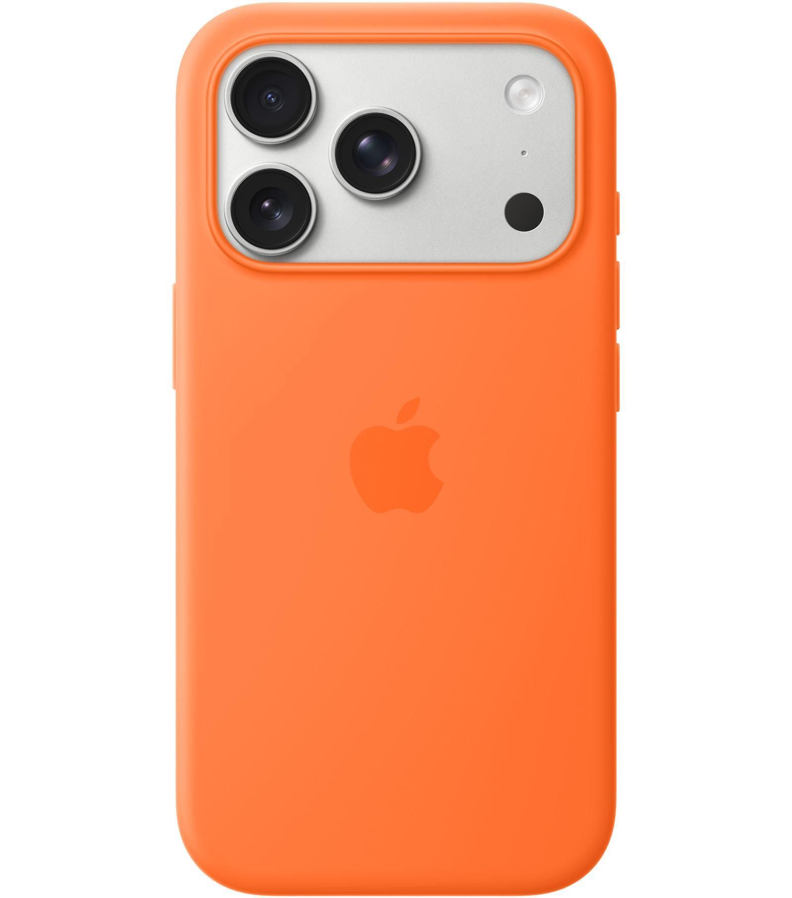 Силиконовый чехол Apple с MagSafe Orange для iPhone 17 Pro Max