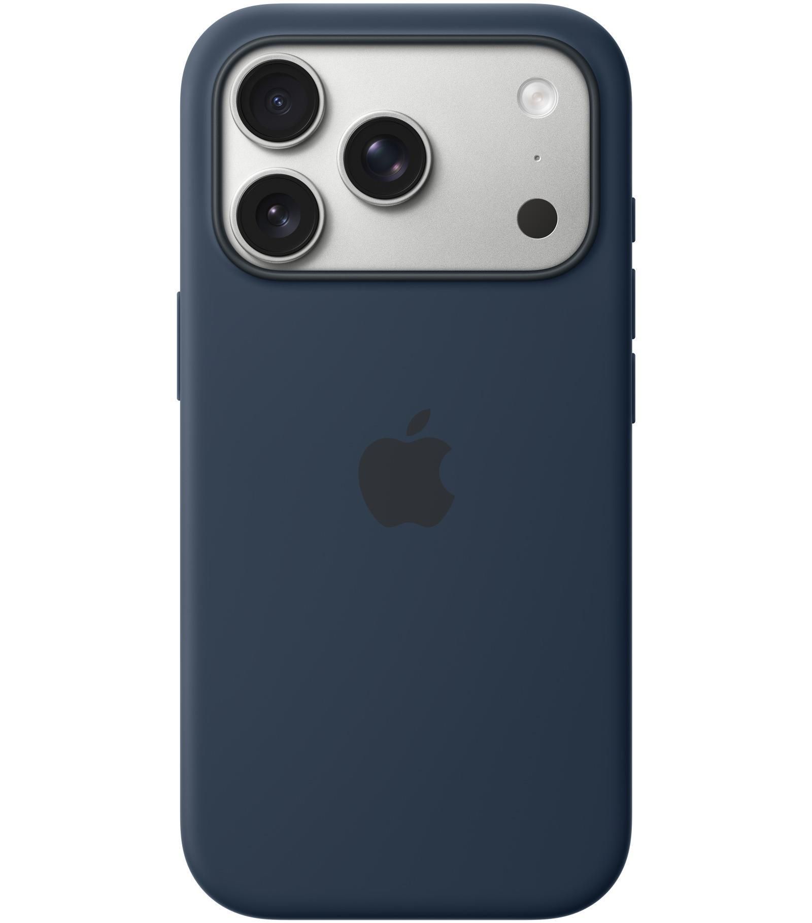 Силиконовый чехол Apple с MagSafe Midnight для iPhone 17 Pro Max