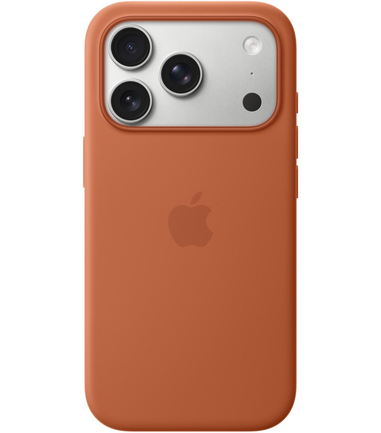 Силиконовый чехол Apple с MagSafe Terra Cotta для iPhone 17 Pro