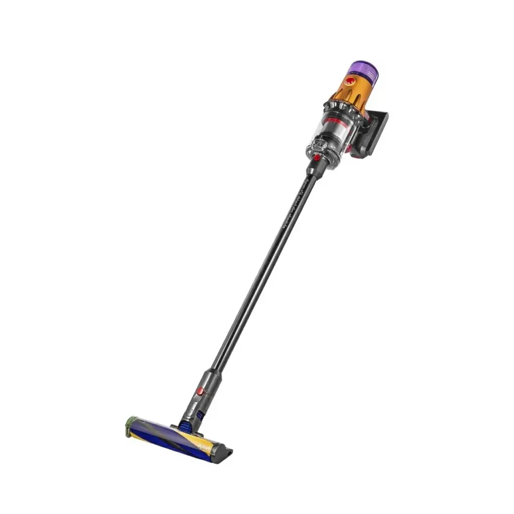 Портативный пылесос Dyson V12 Detect Slim Absolute SV46 5 насадок  Желтый/Никель