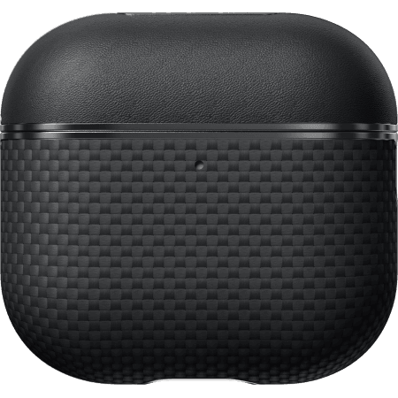 Ультратонкий чехол Pitaka из арамидного волокна и кожи для AirPods 4