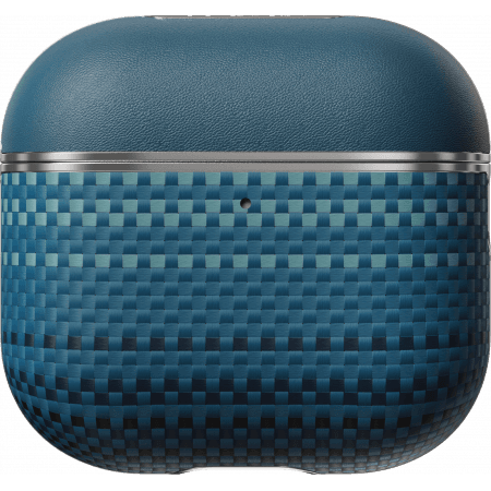 Ультратонкий чехол Pitaka из арамидного волокна и кожи для AirPods 4