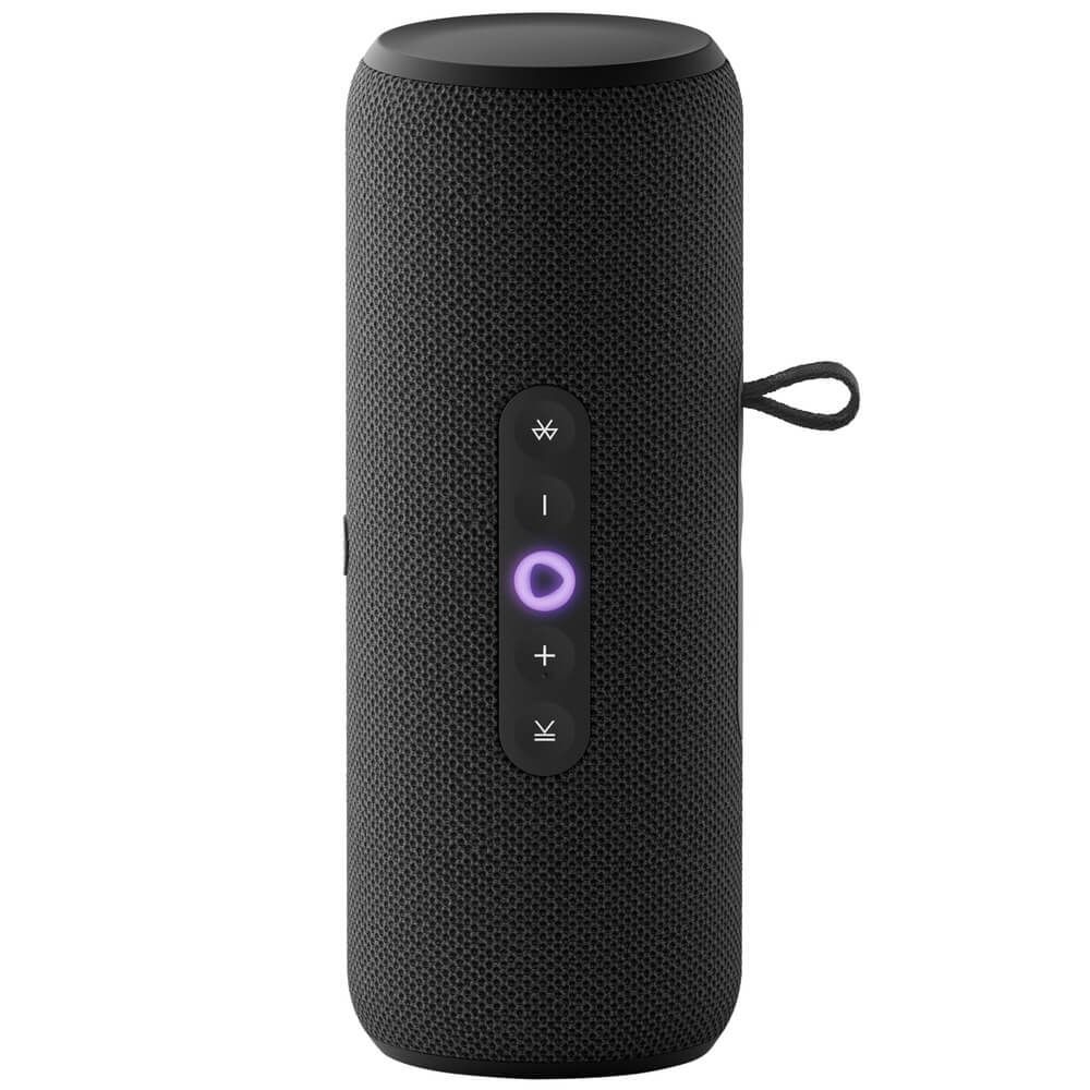 Умная портативная колонка Яндекс Станция Стрит с Алисой, чёрный, 30Вт