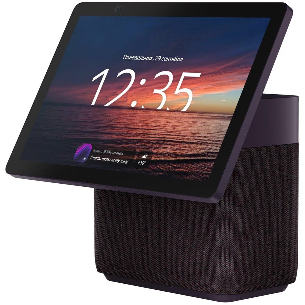 Умная колонка Яндекс Станция Дуо Макс с Алисой, с Zigbee™, красный, 60Вт