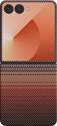 Чехол Pitaka Ultra-Slim Case для Galaxy Z Flip7 коричневый