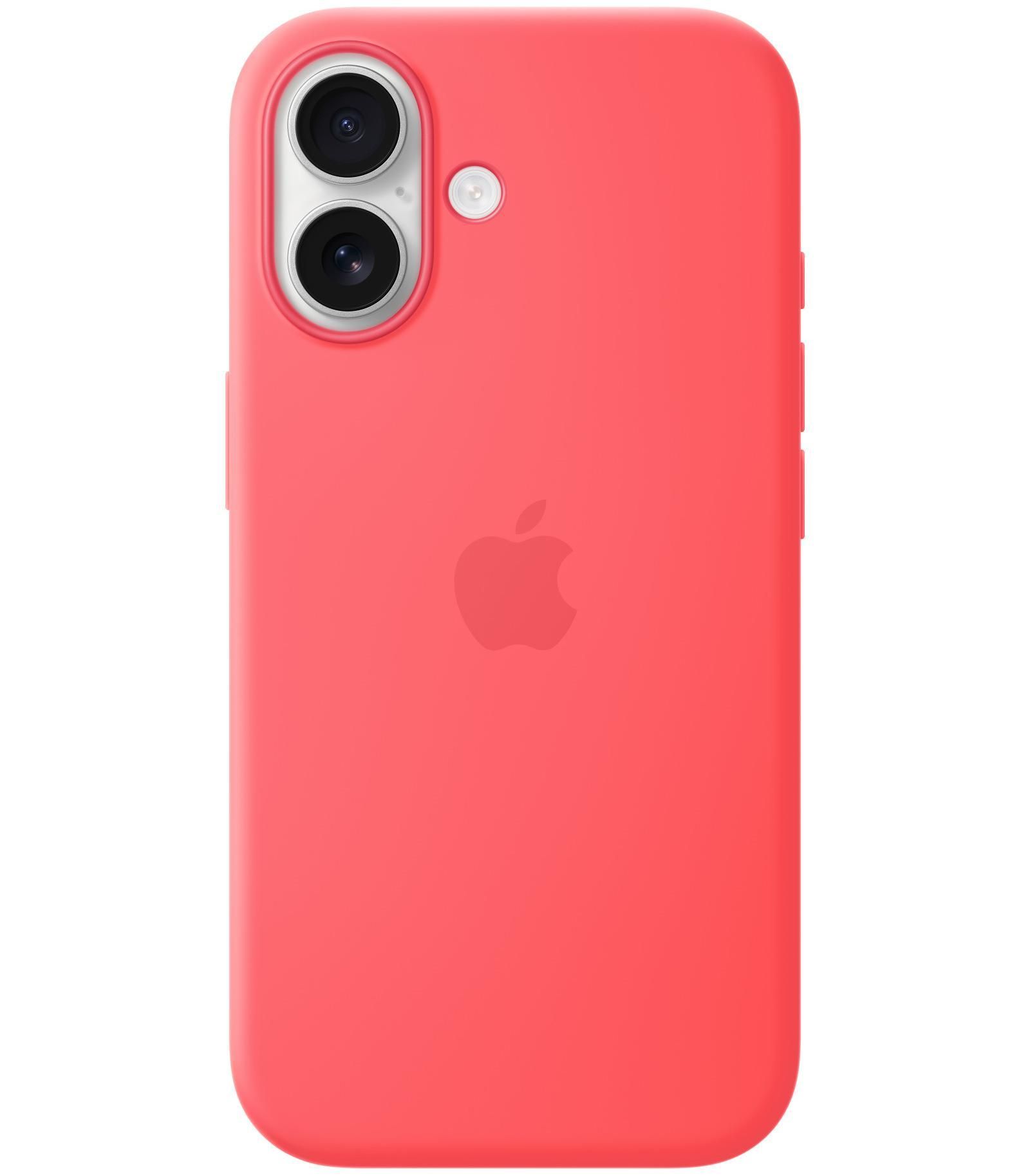 Силиконовый чехол Apple с MagSafe Bright Guava для iPhone 17