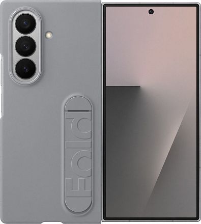 Чехол Samsung Silicone Case для Z Fold7 серый