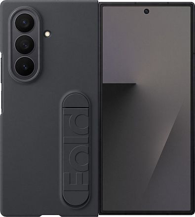 Чехол Samsung Silicone Case для Z Fold7 черный