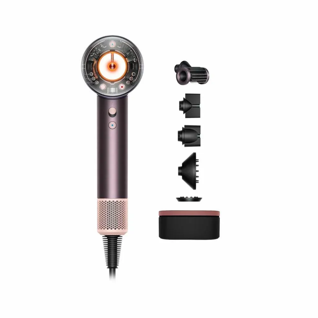 Фен Dyson HD16 Supersonic Nural Hair Dryer Straight+Wavy Gift Edition (Jasper Plum) (2025)